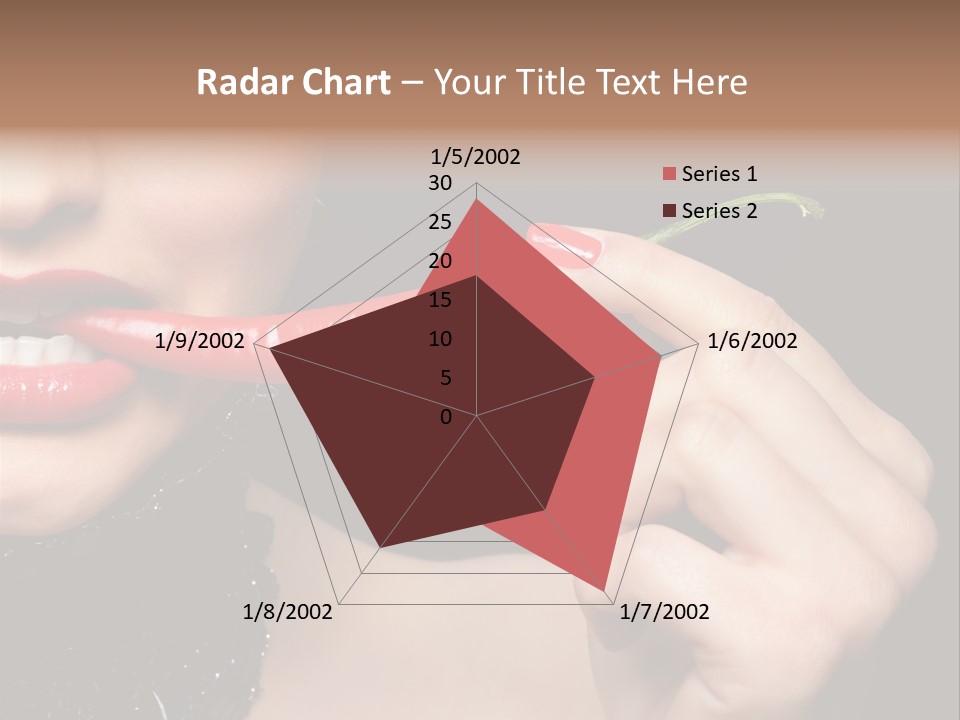 Portrait Bite Diet PowerPoint Template
