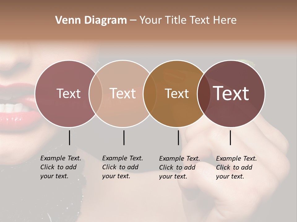 Portrait Bite Diet PowerPoint Template