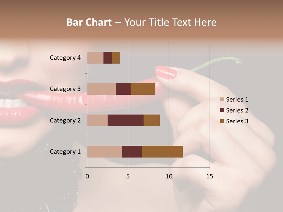 Portrait Bite Diet PowerPoint Template