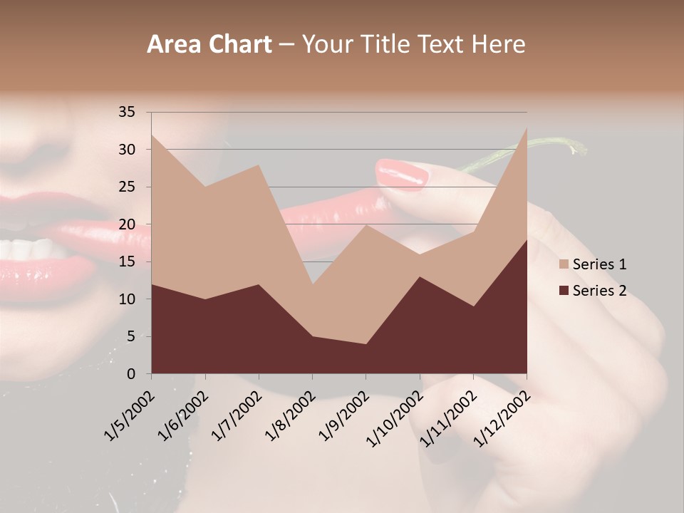Portrait Bite Diet PowerPoint Template