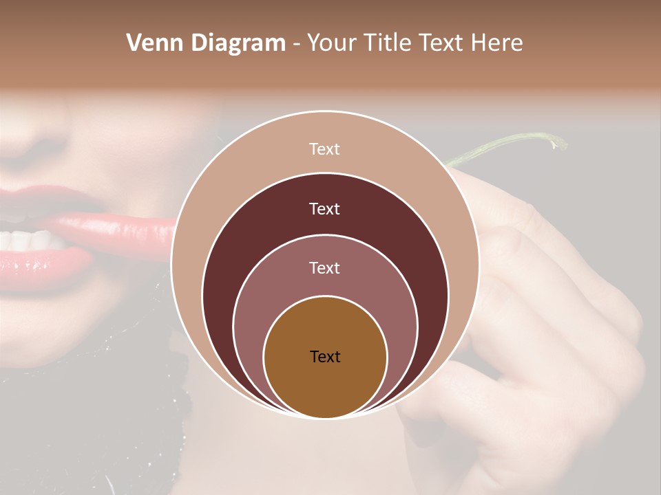 Portrait Bite Diet PowerPoint Template