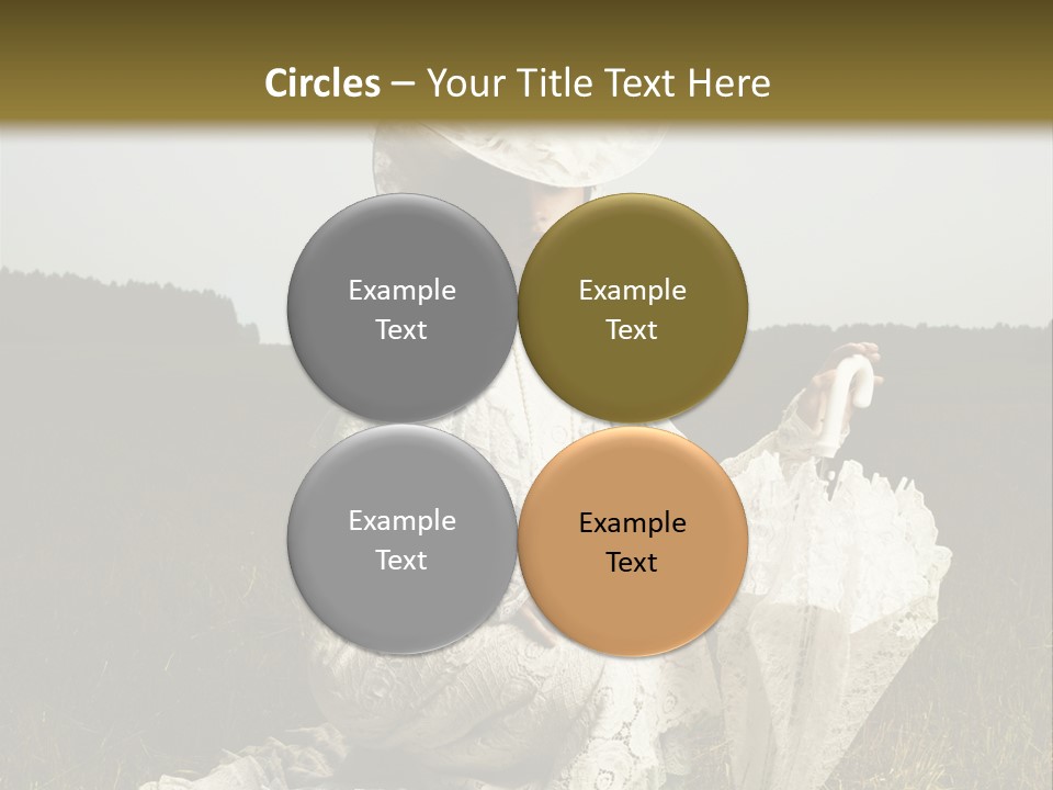 Dress Feminine Retro PowerPoint Template