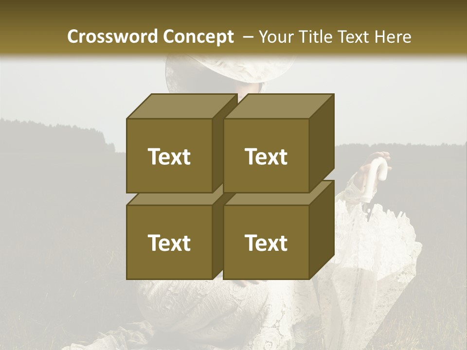 Dress Feminine Retro PowerPoint Template