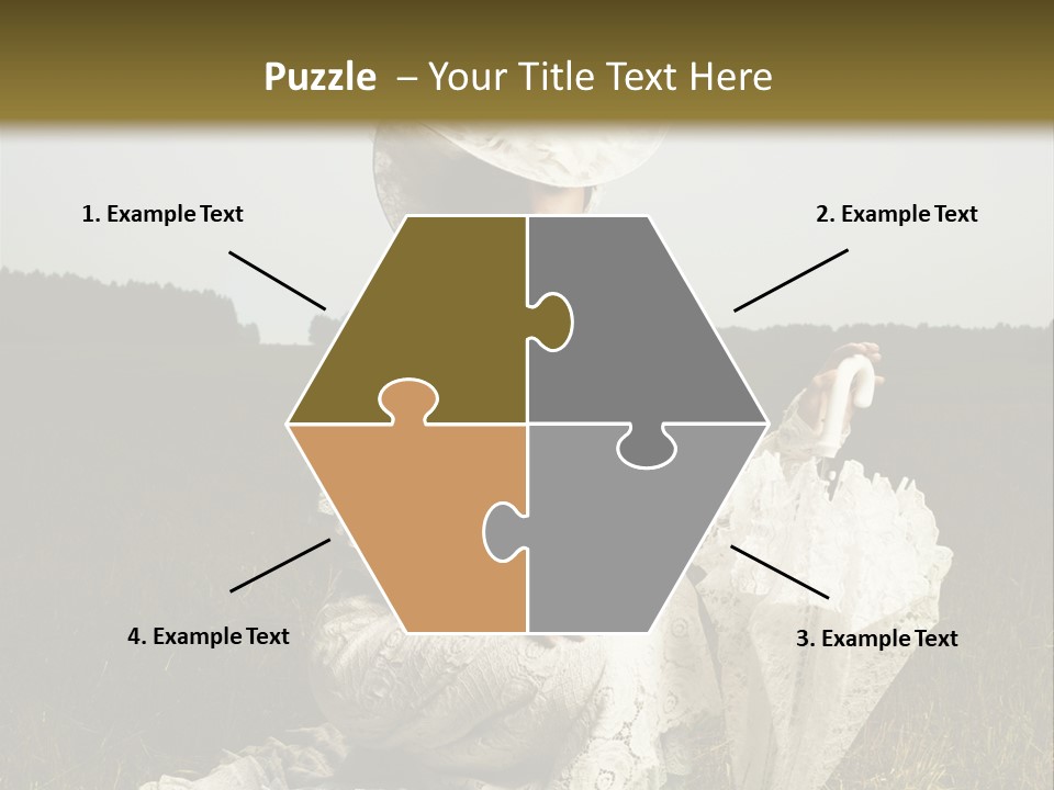 Dress Feminine Retro PowerPoint Template