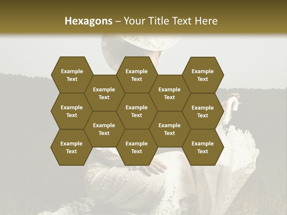 Dress Feminine Retro PowerPoint Template