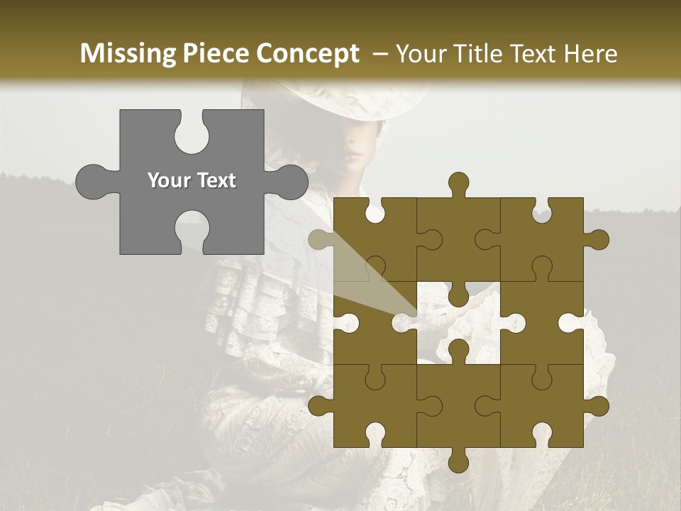 Dress Feminine Retro PowerPoint Template