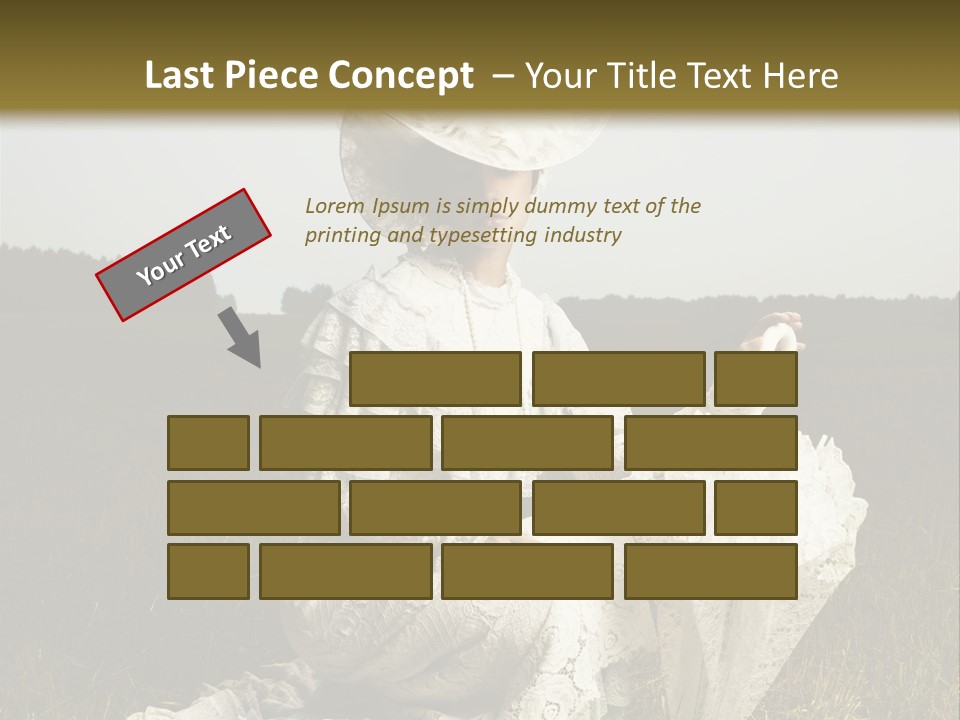 Dress Feminine Retro PowerPoint Template