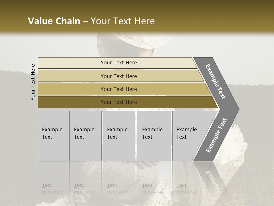 Dress Feminine Retro PowerPoint Template