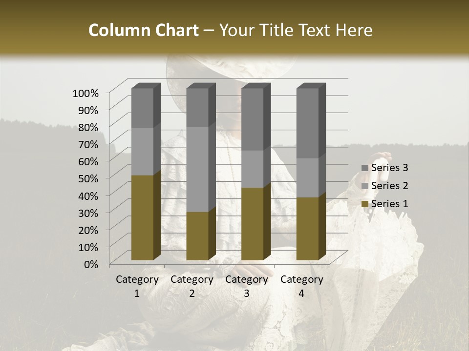 Dress Feminine Retro PowerPoint Template