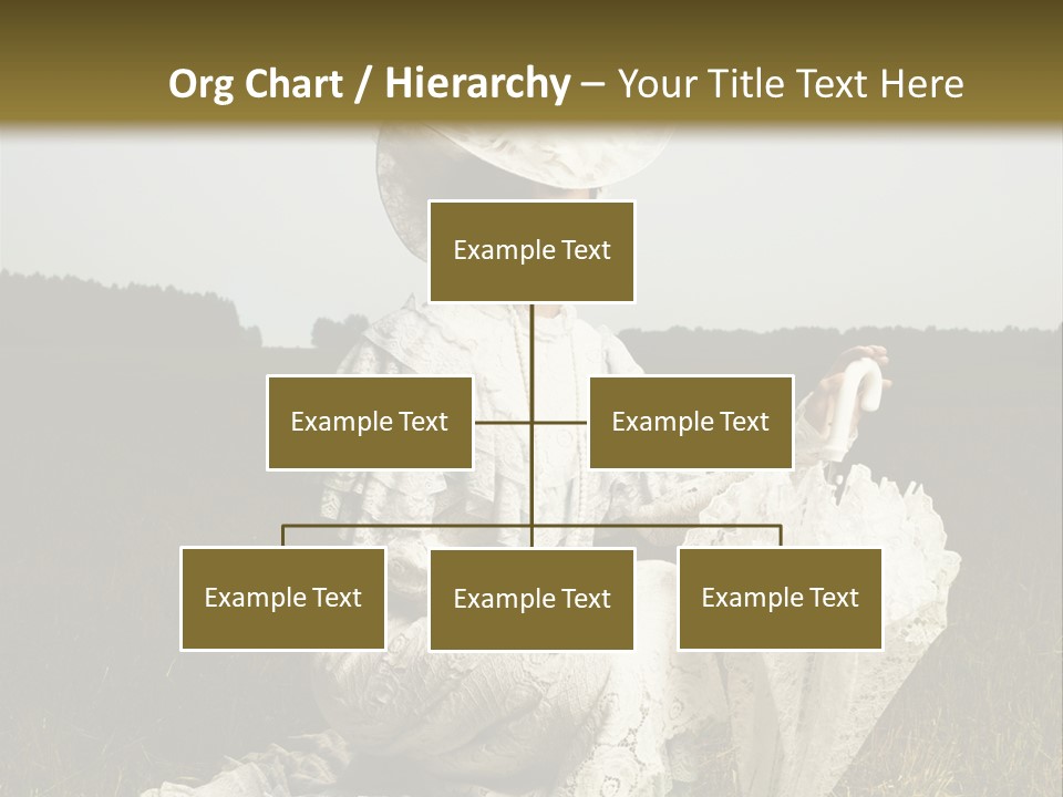 Dress Feminine Retro PowerPoint Template