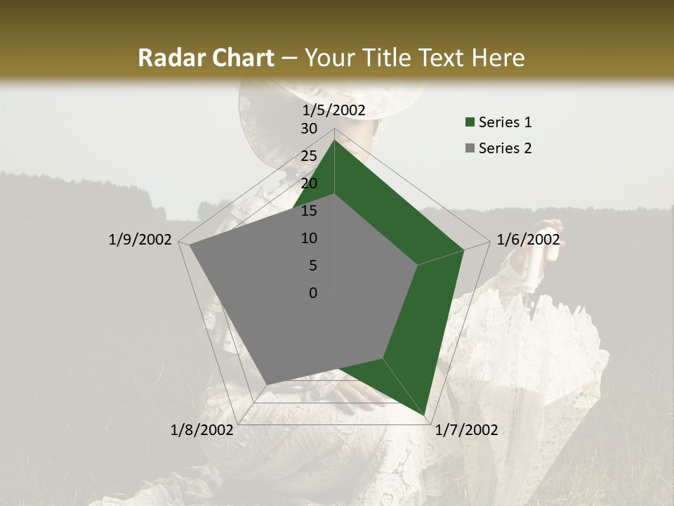 Dress Feminine Retro PowerPoint Template