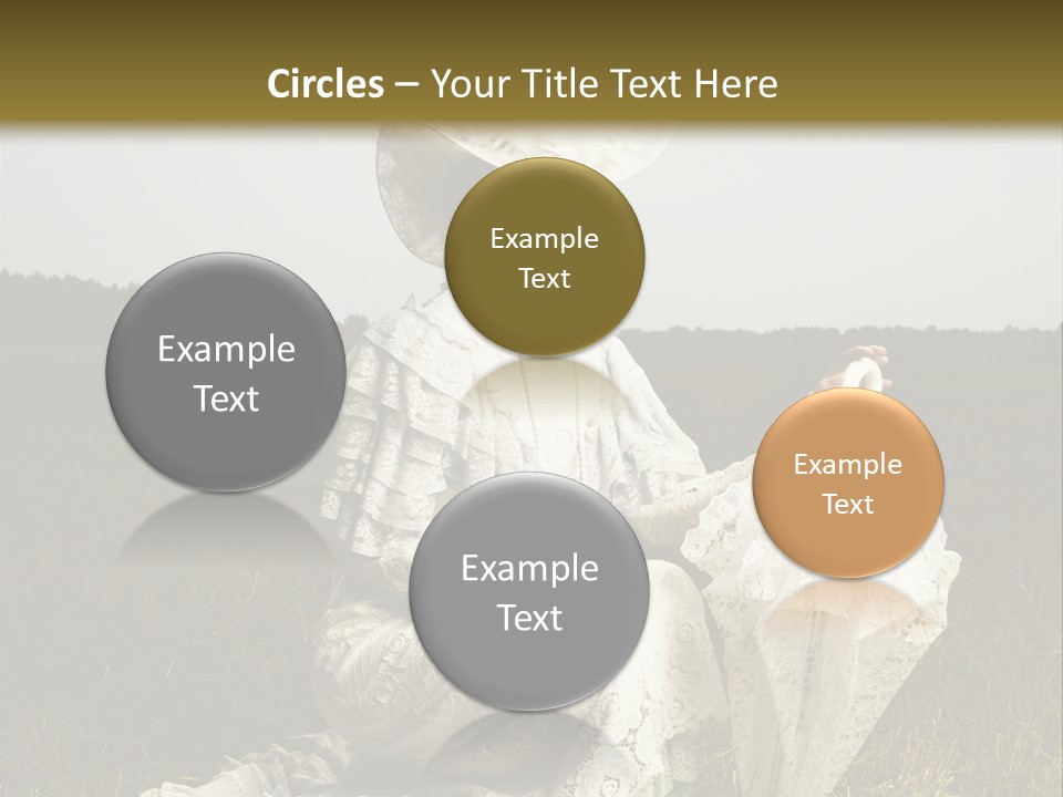 Dress Feminine Retro PowerPoint Template