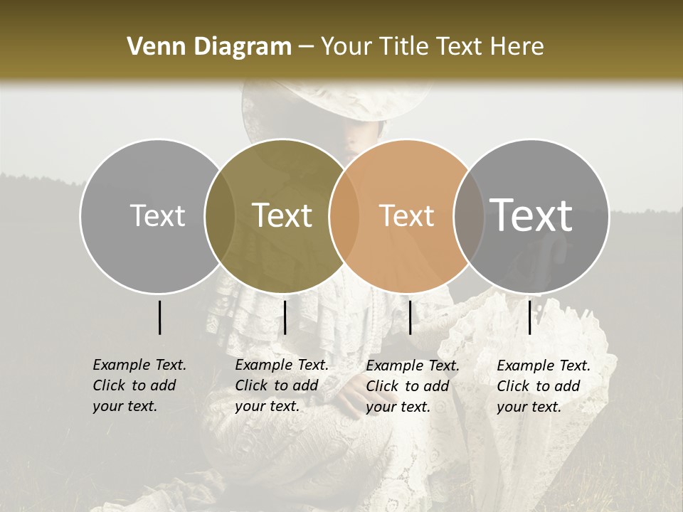 Dress Feminine Retro PowerPoint Template