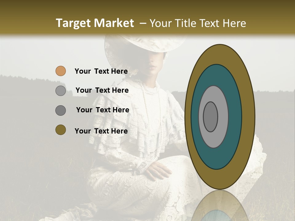 Dress Feminine Retro PowerPoint Template