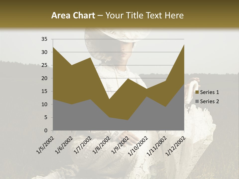 Dress Feminine Retro PowerPoint Template