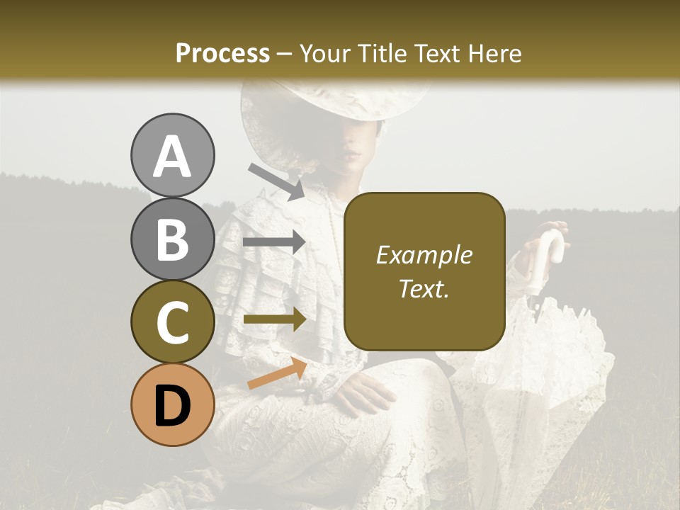 Dress Feminine Retro PowerPoint Template