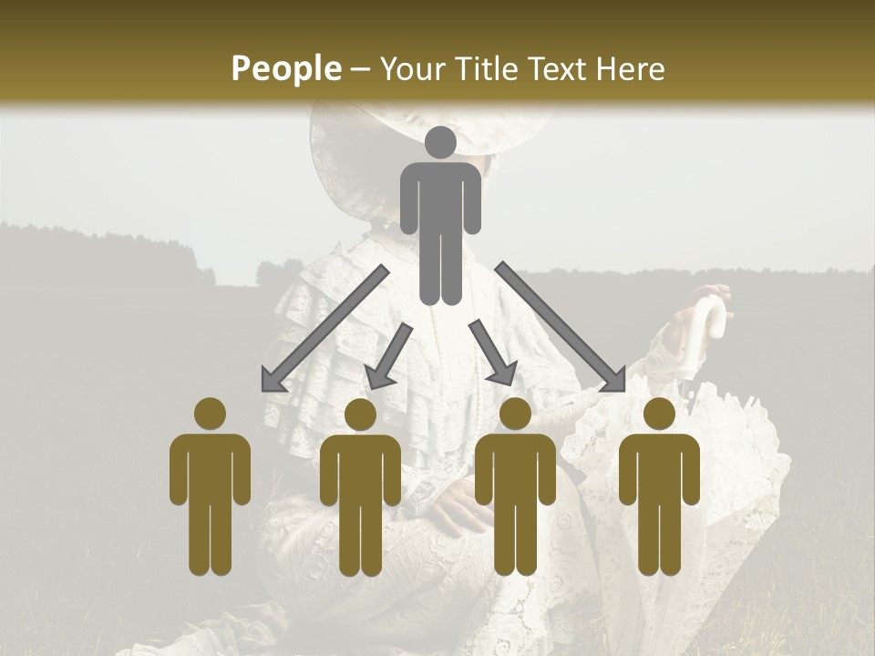 Dress Feminine Retro PowerPoint Template