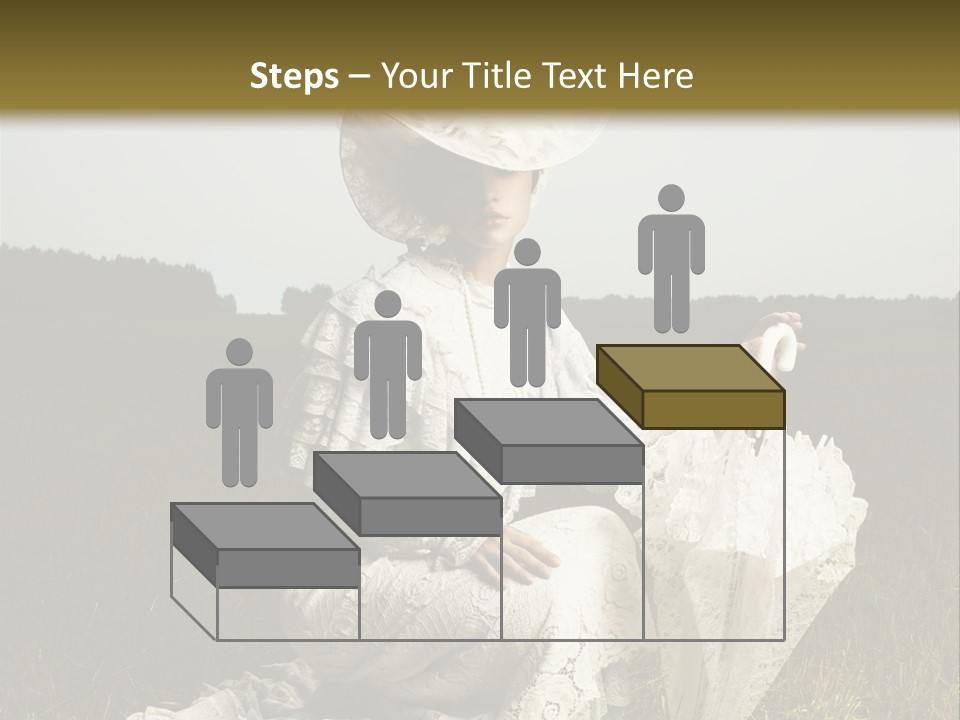 Dress Feminine Retro PowerPoint Template