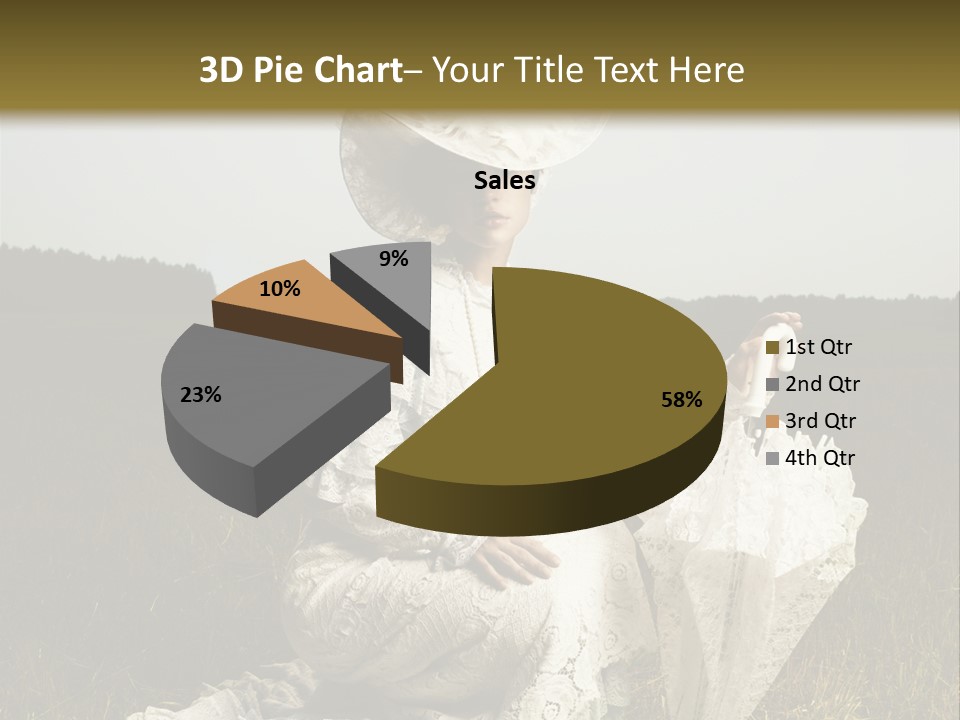 Dress Feminine Retro PowerPoint Template