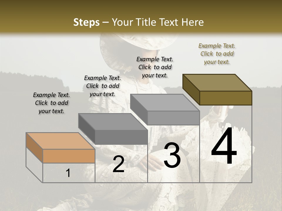 Dress Feminine Retro PowerPoint Template
