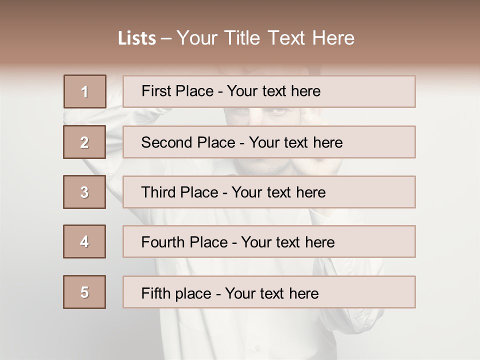 Finger Person Nature PowerPoint Template