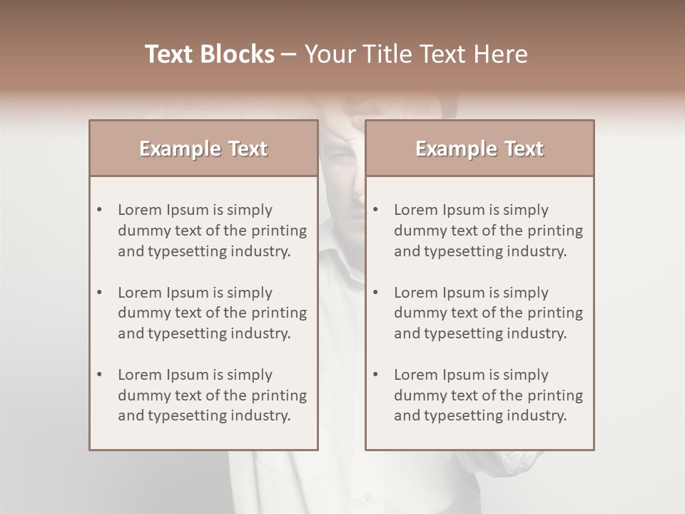 Finger Person Nature PowerPoint Template