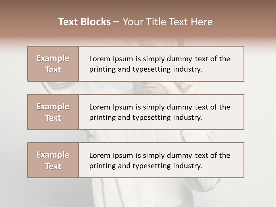 Finger Person Nature PowerPoint Template