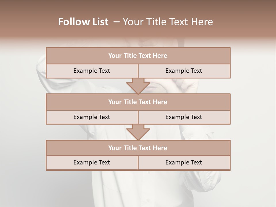 Finger Person Nature PowerPoint Template