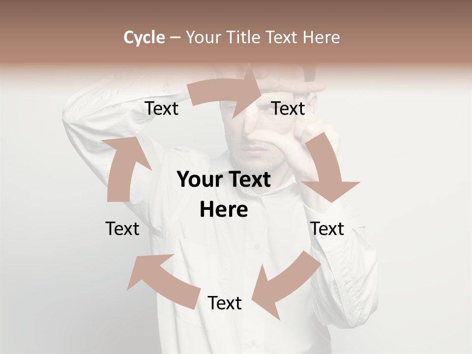 Finger Person Nature PowerPoint Template