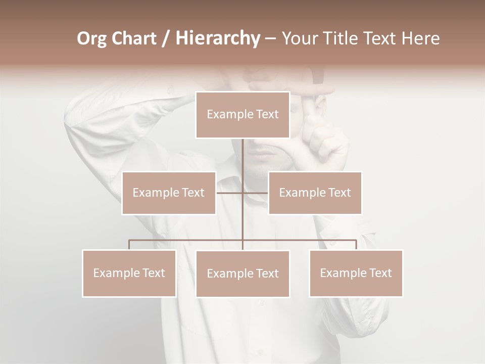 Finger Person Nature PowerPoint Template