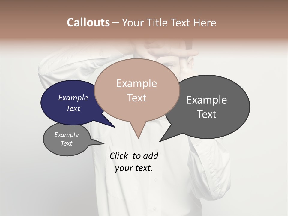 Finger Person Nature PowerPoint Template