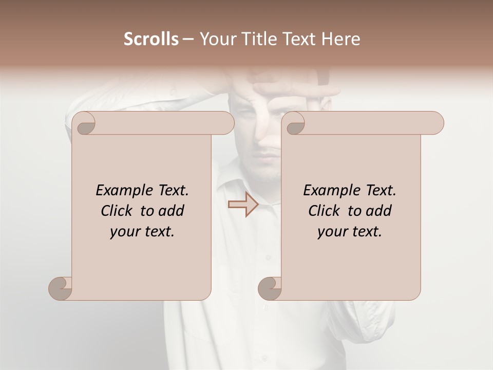 Finger Person Nature PowerPoint Template