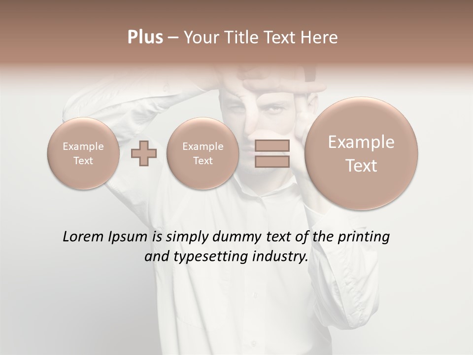 Finger Person Nature PowerPoint Template