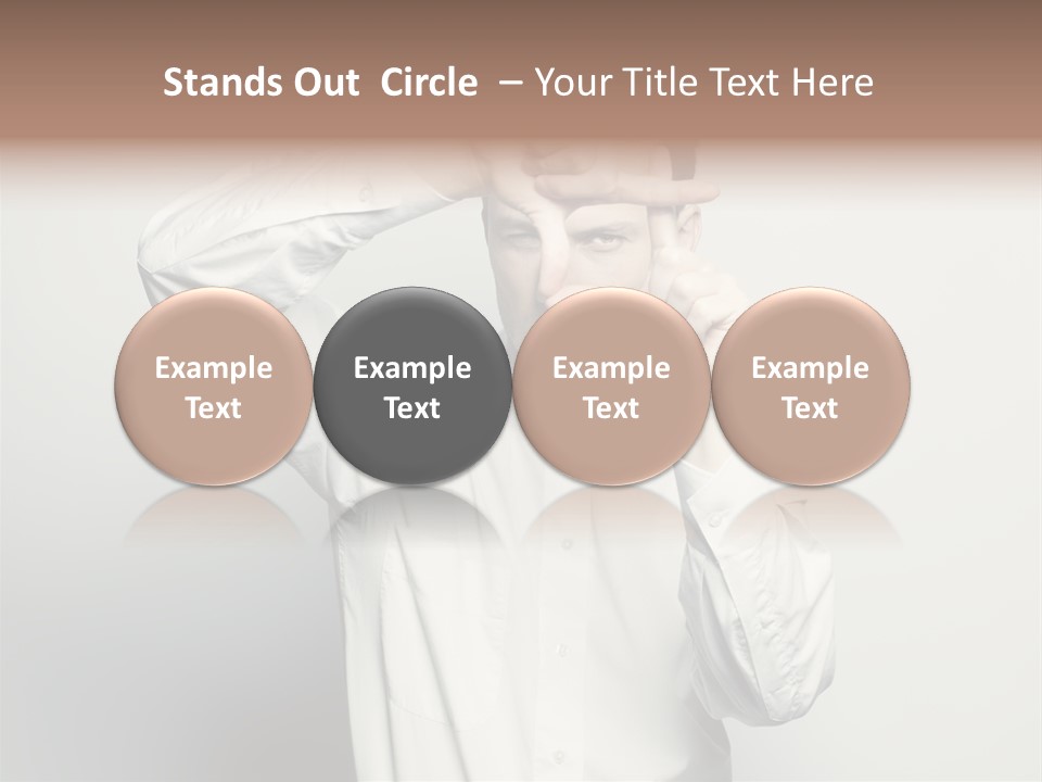 Finger Person Nature PowerPoint Template