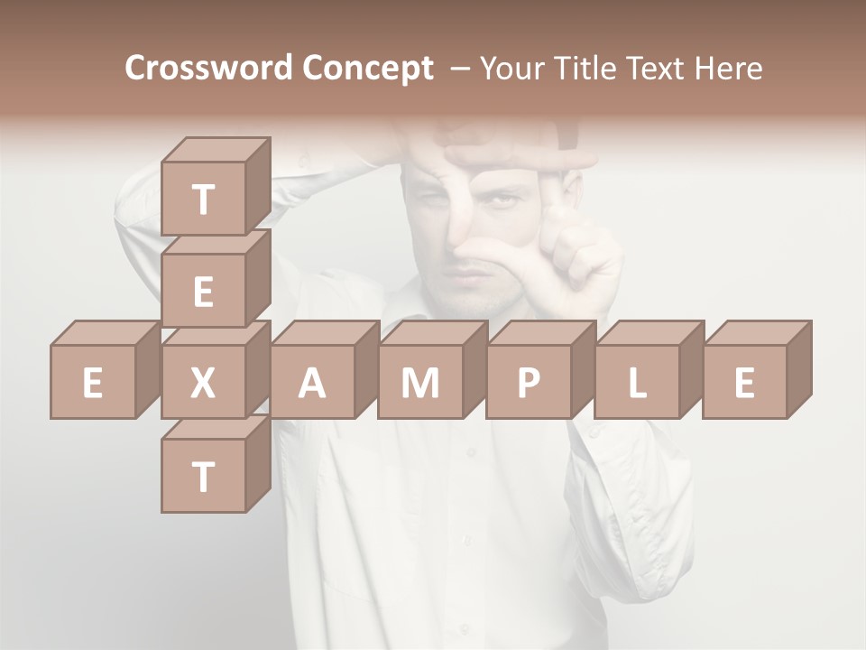 Finger Person Nature PowerPoint Template