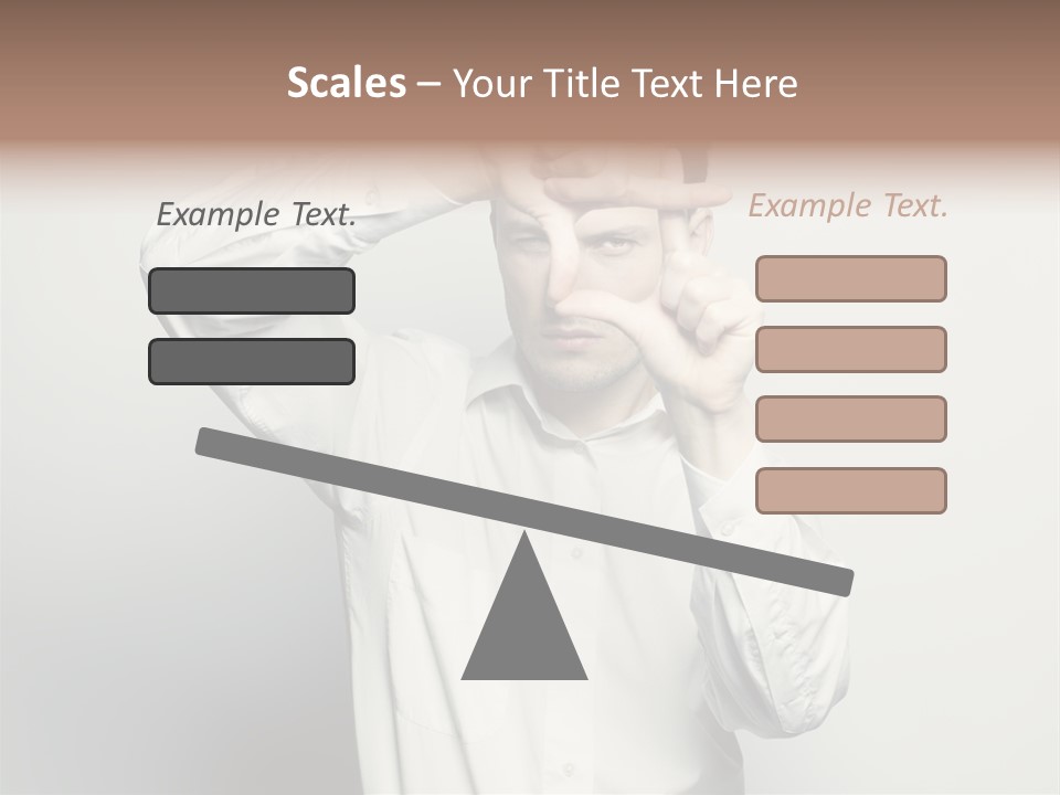 Finger Person Nature PowerPoint Template