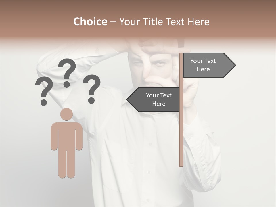 Finger Person Nature PowerPoint Template