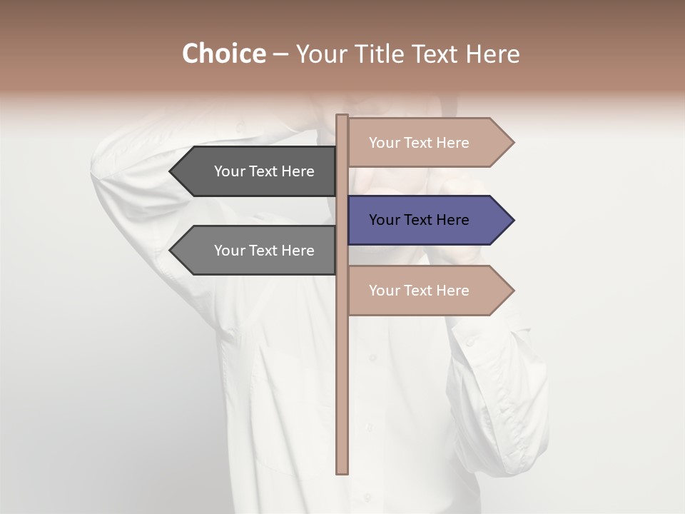 Finger Person Nature PowerPoint Template