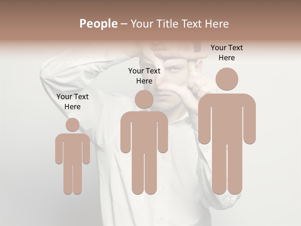 Finger Person Nature PowerPoint Template