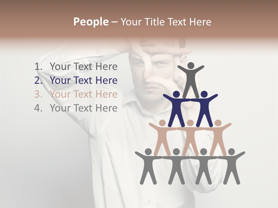 Finger Person Nature PowerPoint Template