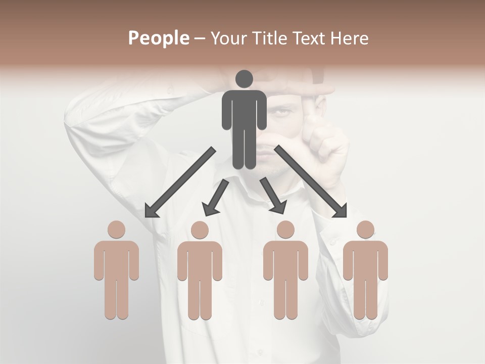 Finger Person Nature PowerPoint Template