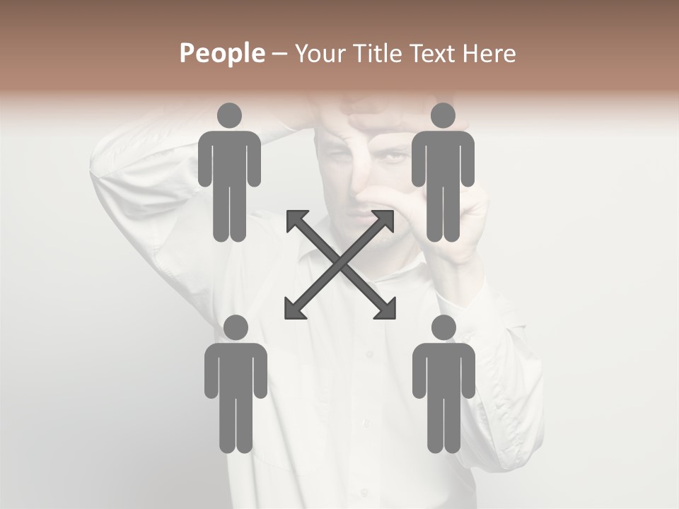 Finger Person Nature PowerPoint Template