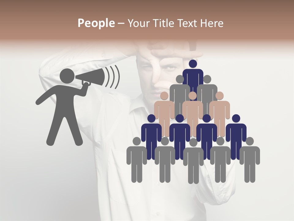 Finger Person Nature PowerPoint Template