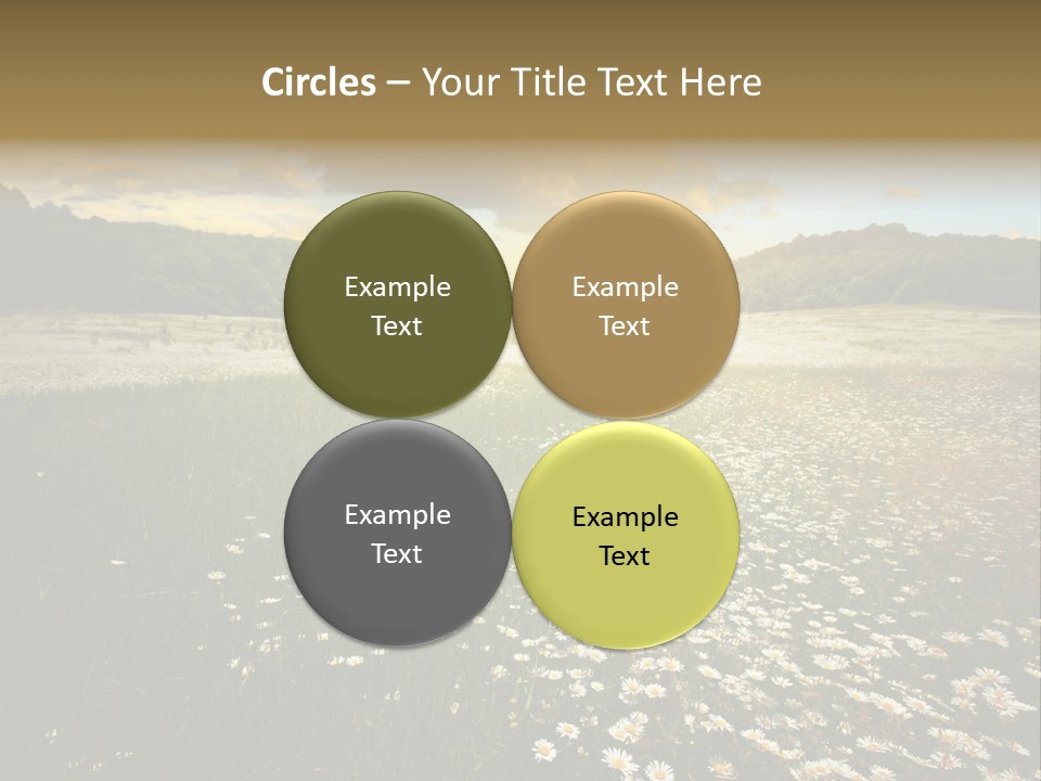 Spring Landscape Sky PowerPoint Template