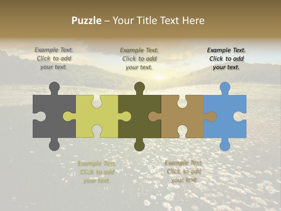 Spring Landscape Sky PowerPoint Template