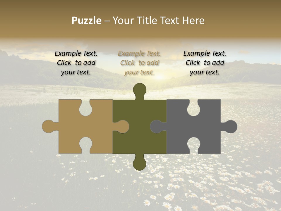 Spring Landscape Sky PowerPoint Template