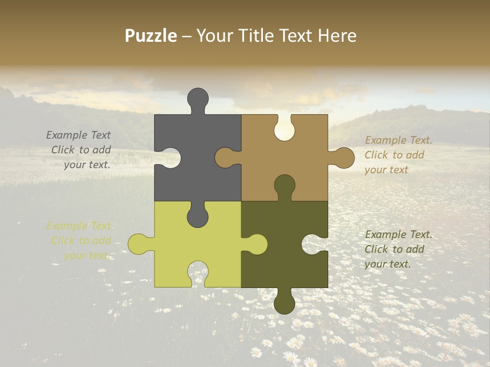 Spring Landscape Sky PowerPoint Template