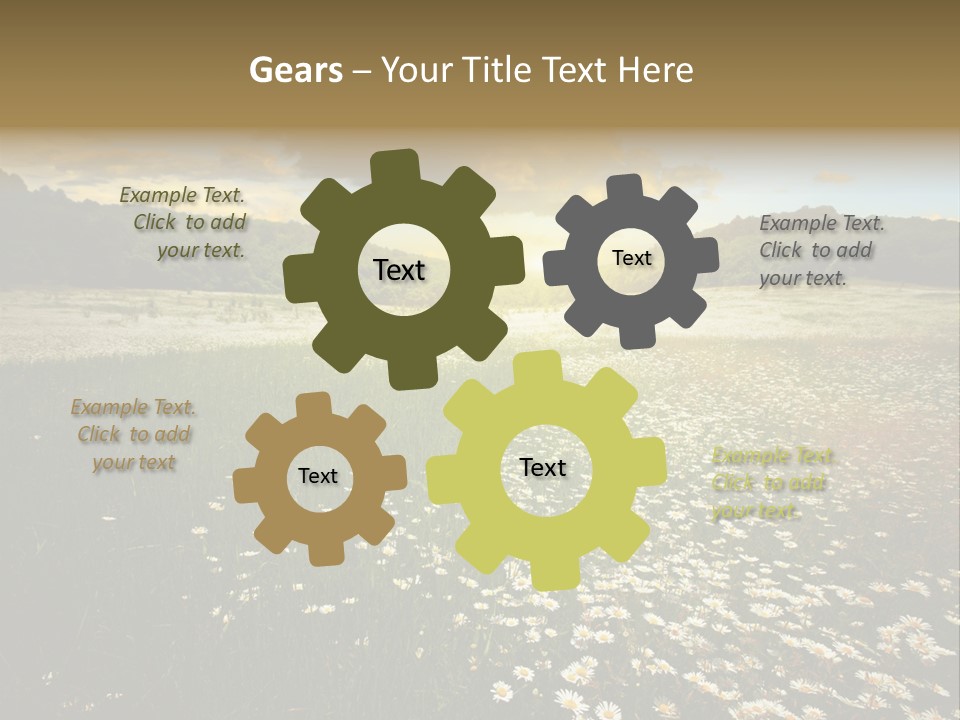 Spring Landscape Sky PowerPoint Template