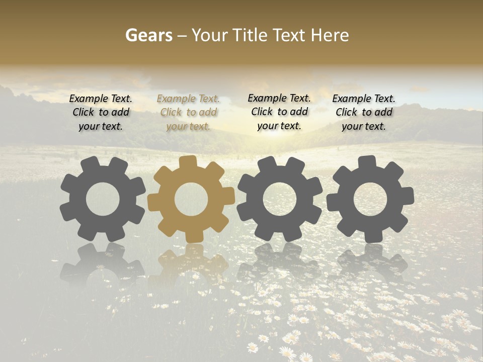 Spring Landscape Sky PowerPoint Template