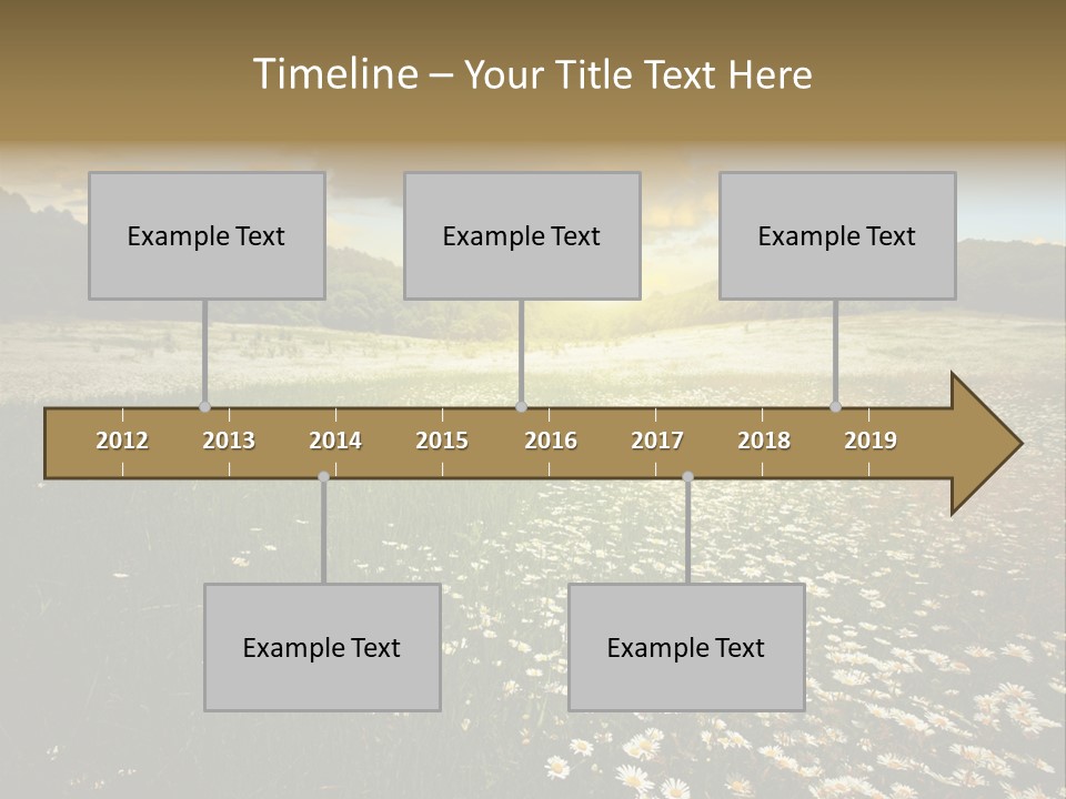 Spring Landscape Sky PowerPoint Template